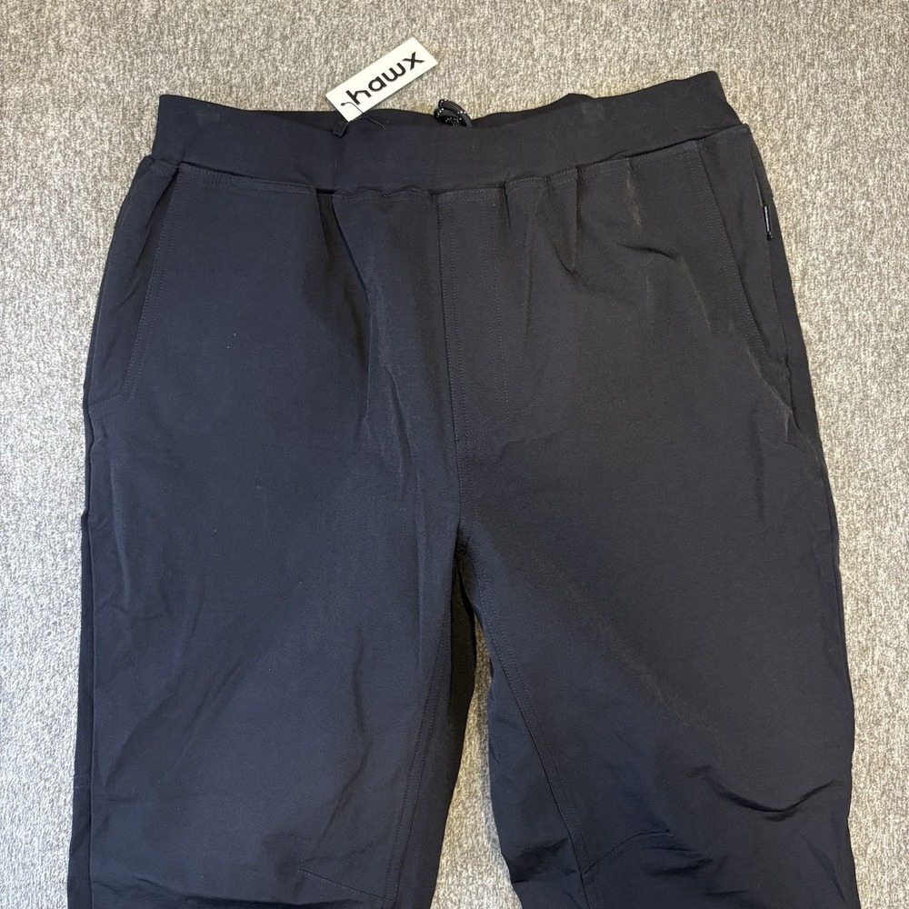 Hawx Services‎ Men's Joggers Pants Black Utility Stretch Nylon Gym Outdoor
